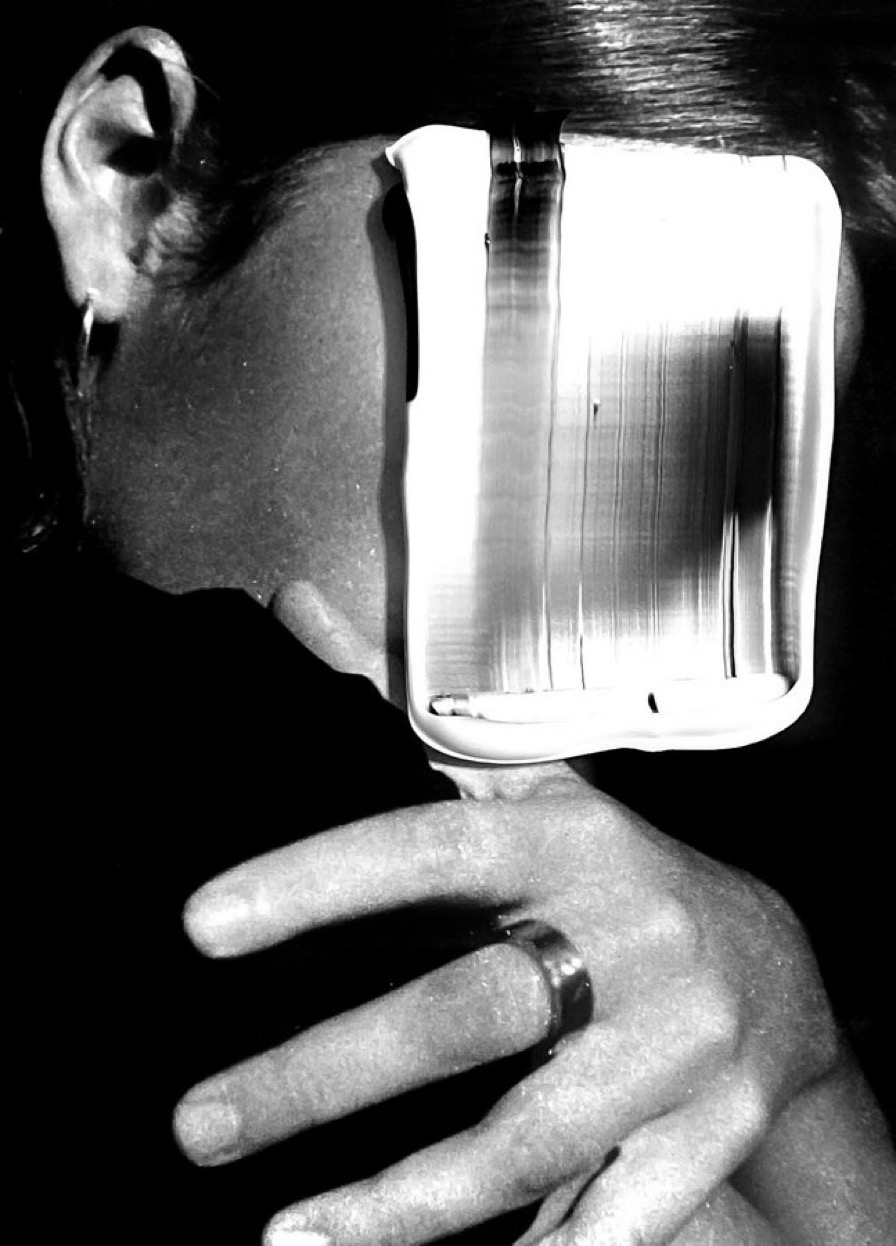 [Portrait of a Lady In a Mask] by Tony Moltisanti, 2021