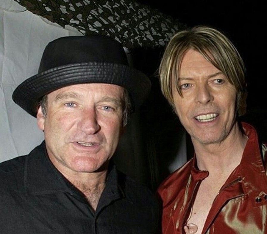 David Bowie and Robin Williams, Date Unknown